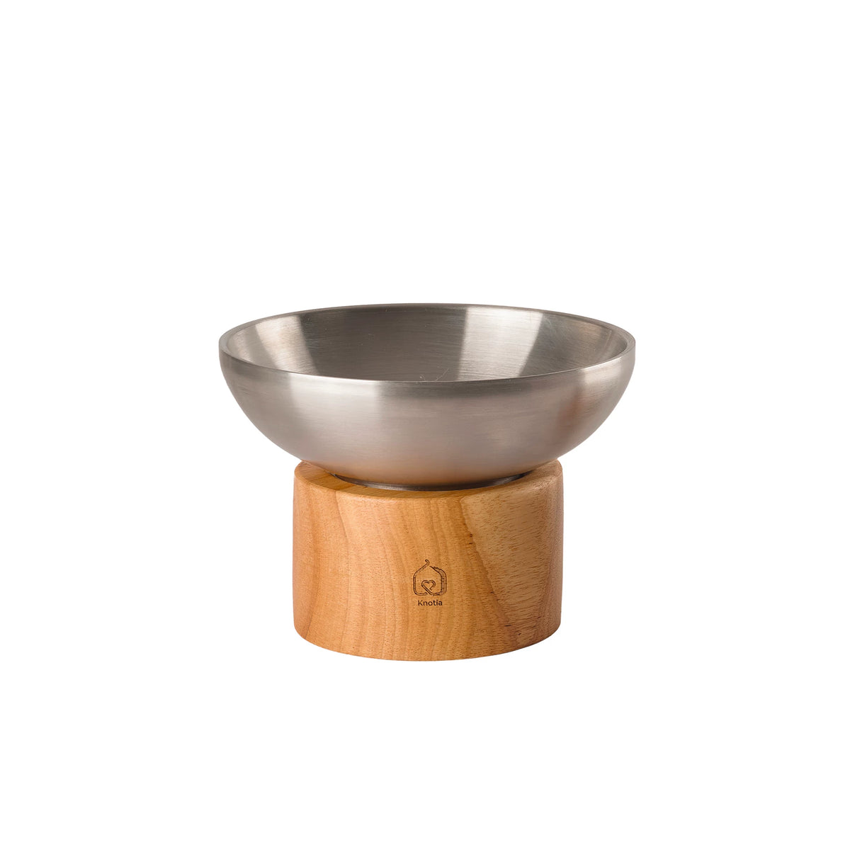 Solid Wood Elevated Pet Bowl Set