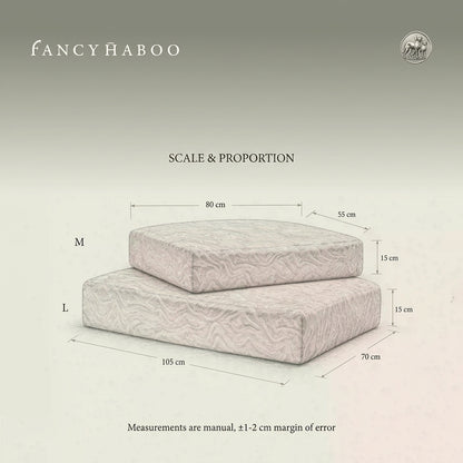 Upholstered High Rebound Washable Pet Bed