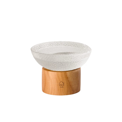 Solid Wood Elevated Pet Bowl Set