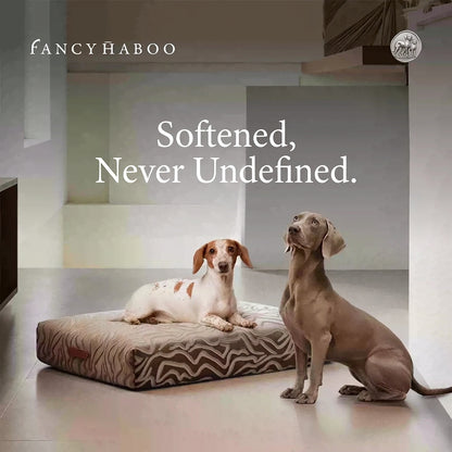 Upholstered High Rebound Washable Pet Bed
